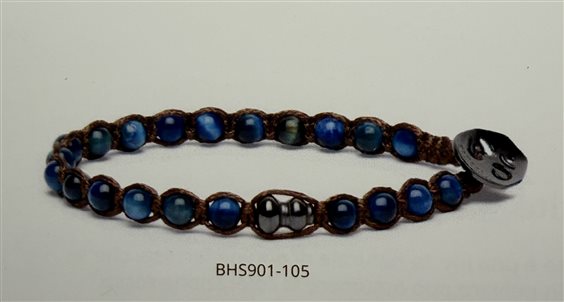 Bracciale Tamashii Essenza in Argento Occhio di tigre BHS901-105 - BHS901-105